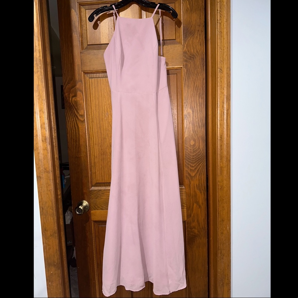 David’s Bridal Quartz high neck dress size 8